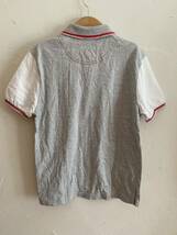 【送料無料】中古 HUGO BOSS ヒューゴボス キッズ 子供 ポロシャツ SLIM FIT スリムフィット ロゴ グレー サイズ 12-XS_画像6