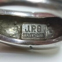 Jean Paul Gaultier ジャンポールゴルチエ JPG シルバーリング 指輪 ヴィンテージ アンティーク Gロゴ 13号 silver925/シルバー925_画像5