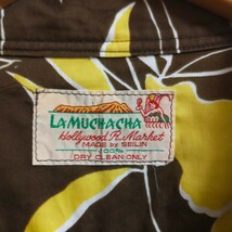 LAMUCHACHA 聖林公司 アロハシャツ 半袖 ハリウッドランチマーケット ハリランHRM 2(M) ブラウン(茶色）_画像3
