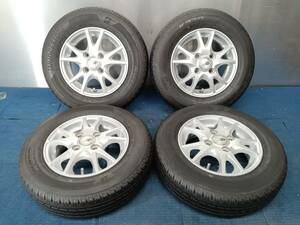 *8-8.5 толщина выпуклости *20 год производства * Bridgestone K370 145/80R12 80/78N LT неоригинальные колеса 12×4J +43 4H-100 4 шт. комплект легкий грузовик * легкий van и т.п. E917