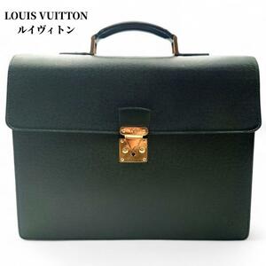 1円 ルイヴィトン LOUIS VUITTON タイガ ロブスト ビジネスバッグ レディース メンズ ハンドバッグ ハイブランド 希少品 A4収納可 正規品