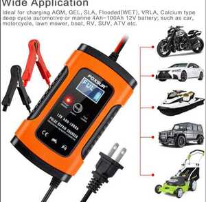  free shipping .. pack + * newest VERSION 7* monkey f.-shon removal 12V car battery charger full automatic charger bike automobile charge machine 