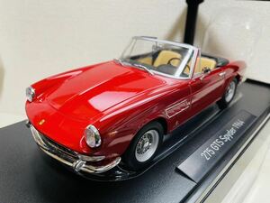 1/18 KK フェラーリ 275GTS 1964 赤 クローズドルーフ付 Ferrari