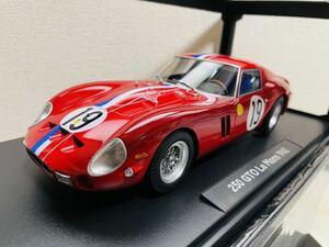 1/18 KK フェラーリ 250GTO Le mans #19 1962 赤 Ferrari