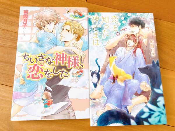 ちいさな神様、恋をした、恋を知った神様は/朝霞月子2冊セット