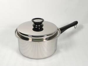 [R802]* unused *Amway Queen saucepan large size IH correspondence 18/8 stainless steel 