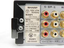 [R820]SHARP/シャープ DVDレコーダー DV-ACW60 リモコン付_画像7