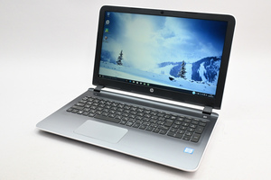 [中古]HP Pavilion 15-ab200 第6世代スタンダードモデル 15-ab255TU T5Q80PA#ABJ ブリザードホワイト