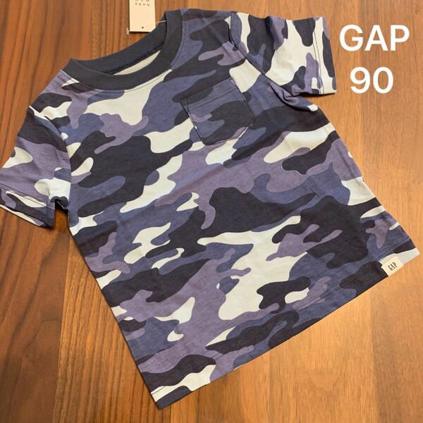 【新品】 baby GAP ベビー ギャップ 半袖 シャツ Tシャツ 迷彩 カモフラージュ カモフラ 男の子 90cm