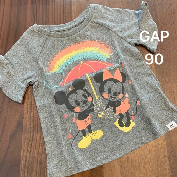 【新品】baby GAP ギャップ Disney ディズニー ミニー ミッキー 半袖 女の子 Tシャツ 90cm