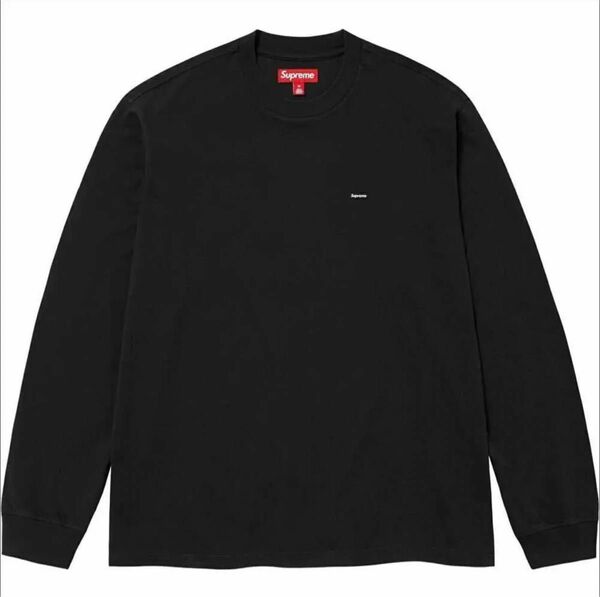 送料無料 XL 黒 Supreme Small Box Logo L/S Tee Black 24SS スモール ボックスロゴ