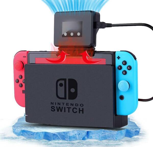 Switch 対応 冷却ファン クーラー 冷却 吸熱式 熱 対策