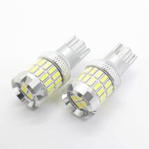 【送料無料】最新型 爆光モデル T10 T16 LED ウェッジ球 1400lm キャンセラー内蔵 6000K 3030chip 4014chip 36発 無極性 2個入 _画像4