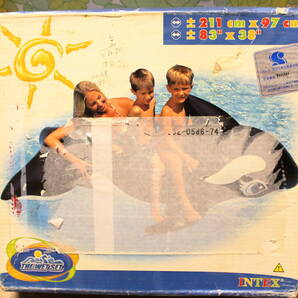 2006年製造 INTEX シャチ クジラ フロート 空気ビニール 匿名配送 未使用の画像5