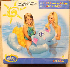 INTEX little Elephant * ride on float air vinyl anonymity delivery unused 