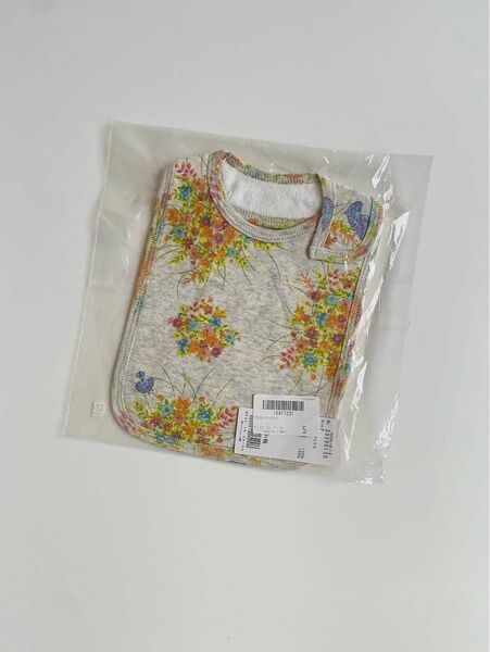 新品　ハッカベビー　hakkababy 花柄　スタイ　よだれかけ