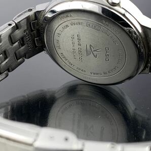[A1306]ソーラー電波 1円～☆メンズ レディース腕時計 CASIO カシオ ウェーブセプター LWQ-120 動作品の画像9