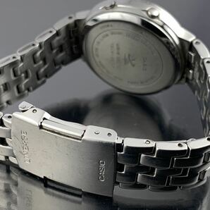 [A1306]ソーラー電波 1円～☆メンズ レディース腕時計 CASIO カシオ ウェーブセプター LWQ-120 動作品の画像8