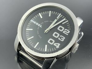 [A1307] body only therefore 1 jpy ~* men's wristwatch quartz diesel DIESEL DZ-1513 operation goods 
