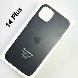 アップル純正 iPhone 14 Plus シリコンケース ミッドナイト MagSafe対応