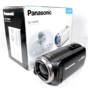 《美品》 ビデオカメラ Panasonic HC-V360M ブラック パナソニック k2599