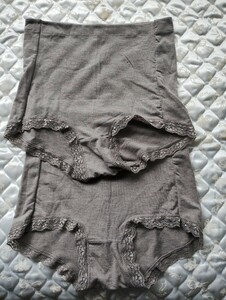 * new goods unused woman underwear woman underwear shorts boxer shorts type LL.. beige *