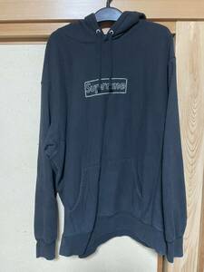KAWS Chalk Logo Hooded Sweatshirt （Black） 21ss