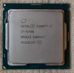 【Intel Core i7-9700 3.00GHz 動作品】