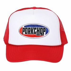 PORKCHOP GARAGE SUPPLY　2nd OVAL MESH CAP　赤