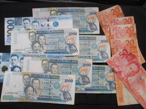 ** Philippines note 7,100peso and more **