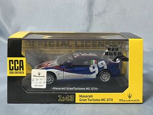 未開封　　CCA マセラッティ　グランツーリスモ　　MC GT4 (1/43)