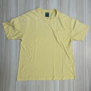 visvim JUMBO TEE S/S DMGD 0222905010012 YELLOW