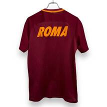 NIKE ナイキ Associazione Sportiva Roma ASローマ ユニフォーム シャツ エンジ メンズ サッカー フットボール USA古着 送料185円 24-0516_画像2