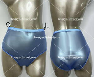 LJH24068 blue L-XXL super sexy .... see-through cloth side ribbon ero shorts costume play clothes photographing . fancy dress Event costume 