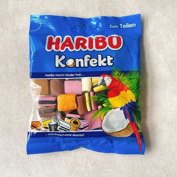 HARIBO【日本未販売】konfekt 175g ココナッツソフトキャンディ　 ハリボー グミ