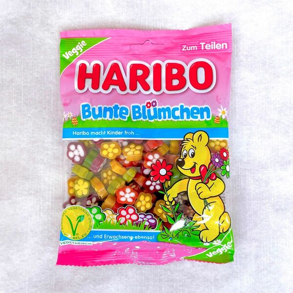 HARIBO【日本未販売】Bunte Blumchen 175gソフトキャンディ　花柄