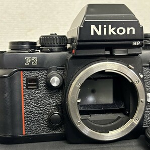 比較的美品 A3 Nikon ニコン F3 HP ブラックボディ 1298290 シャッター音OK カメラボディ 一眼レフ フィルムカメラ 現状品の画像2