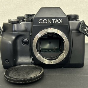 A3 CONTAX コンタックス RX ボディ 009741 一眼レフ フィルムカメラ 通電確認済み シャッター音OK マニュアルフォーカス 現状品の画像1