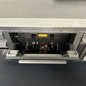 A2 YAMAHA ヤマハ KX-1000 カセットデッキ 通電確認済み リモコン付き オーディオ機器 現状品の画像4