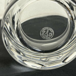 A1 Baccarat バカラ ロックグラス 2点 ブランド洋食器 タンブラー クリスタル 高さ約8.5㎝ 現状品の画像6