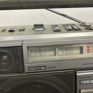 A3 HITACHI 日立 TRK-8800 ラジカセ カセットデッキ オーディオ機器 通電確認済み 音出しOK 昭和レトロ 現状品の画像2