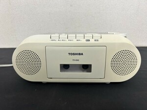 A1　TOSHIBA　東芝　TY-CK2　ラジカセ　通電確認済み　オーディオ機器　2016年製　現状品