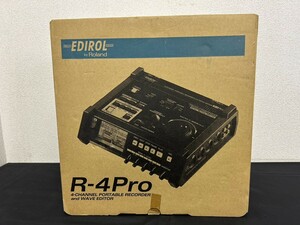 美品　A1　Roland　ローランド　EDIROL　R-4 Pro　4ch　ポータブルレコーダー　通電確認済み　元箱付き　付属品多数　現状品