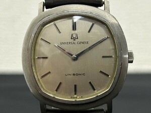 A3 UNIVERSAL GENEVE universal june-bUNISONIC Uni Sonic self-winding watch AUTOMATIC men's wristwatch brand wristwatch present condition goods 