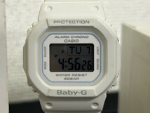 稼働品　A3　CASIO　カシオ　BGD-560　3290　Baby-G　ホワイトカラー　箱付き　ブランド腕時計　レディース腕時計　現状品_画像2