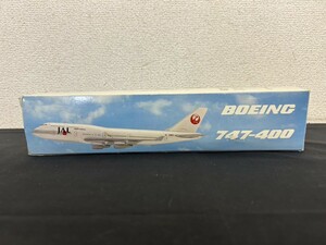 A3 JAL BOEINC 747-400 1/250 scale airplane origin box attaching toy present condition goods 