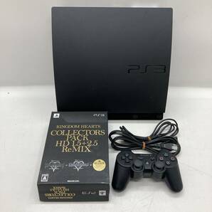 【1円～】SONY ソニー PS3 [CECH-3000A] 本体 + ソフトセット [キングダムハーツ] ゲーム ※欠品あり【中古品】の画像1