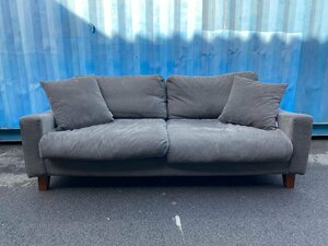 FLANNEL SOFA フランネル ソファ ANTOS アントス モダン 3P 中古品 直接引き取り大歓迎