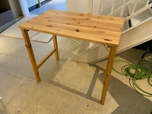  Muji Ryohin MUJI складной стол стол стол верстак натуральный living мебель б/у товар 