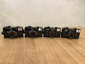 ① フィルムカメラ 4点セット 「ジャンク品」 Konica／コニカミノルタ C35「EF・AF・EF D」 ブラック 中古品 直接引取り者歓迎